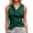 a-Dark Green15328, variant on Womens Solid Color Sleeveless Blazer Vest With Asymmetrical Hem V Neck Wrap Style Workwear Top For Office Business Casual Wear Dark Green L