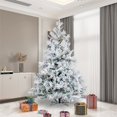 thumbnail image 2 of Vickerman 90" Alberta Artificial Christmas Tree with Multi-Color LED in White, 2 of 2