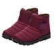 thumbnail image 4 of Botas de invierno para mujer, zapatos de nieve impermeables, botines casuales planos, zapatos de talla grande Wmkox8yii  ghj1510, 4 of 7