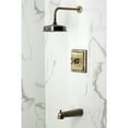 thumbnail image 2 of Kingston Brass KB5893AX Revival Single-Handle Pressure Balanced Tub and Shower Faucet, Antique Brass, 2 of 7