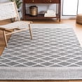 thumbnail image 2 of SAFAVIEH Marbella Jada Geometric Area Rug, Ivory/Black, 6' x 6' Square, 2 of 8