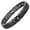 Black, variant on Magnetic Hematite Bracelets for Men Women 316L Stainless Steel Power Balance Energy Magnets Stones Bracelet Jewelry Gift with Adjustment Tool