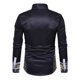 thumbnail image 5 of Camisa Étnica De Manga Larga Con Estampado De Tótem Informal Con Cuello Vuelto Para Hombre (Negro Xl)-202945.08 Likrtyny Caballero, 5 of 7