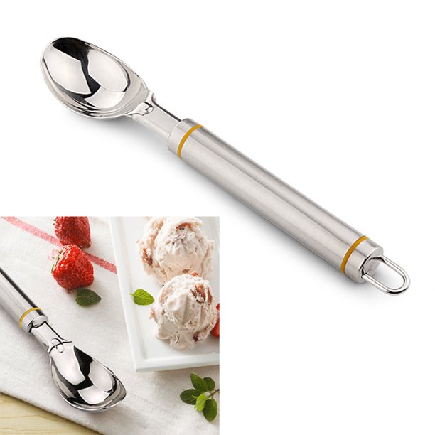 Wdftyju Cuchara para puré de helado Mango fuerte de acero inoxidable con cuchara para colgar Wdftyju 1xt4fc0pt5vv1eq8