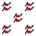 thumbnail image 2 of Guardoinrt Bande d'Entraînement Occlusion Jambe Restriction Flux Rouge Cuisse 90cm 5Set, 2 of 6