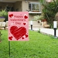 thumbnail image 4 of Valentines Day Garden Flag 12x18 Inch - Durables Linen Valentine’s Day Flag Yard Outdoor Flag Decoration, 4 of 6