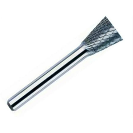 UPC: 0887861120036 | Drill America Inverted Cone Carbide Burr 1/4   Shank