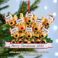 thumbnail image 4 of Animal árbol de Navidad adorno colgante lindo chimenea pared Navidad Oficina sala de estar decoración del hogar colgante decorativo 8 animales Speravity HA009187-06, 4 of 6
