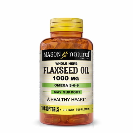 Mason Natural Flaxseed Oil 1000 mg