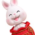 thumbnail image 6 of WLPZXP Chinese Resin Statues Figurine Sculpture, Tabletop Desk Decoration Car Dashboard White Lucky, 6 of 6