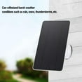 thumbnail image 3 of Cargador De Panel Solar Para Cámara De 10 W, IP66 A Prueba De Lluvia -5F A 120F Panel Solar Para Cámara Soporte Ajustable De 360 ​​Para Cámara De Comedero De Pájaros, 3 of 7