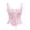 Red, variant on Renaissance Fairy Corset, Retro Jacquard Floral Lace Tied Shaping Corset (White, M)