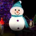 thumbnail image 5 of Paquete de 2 luces solares de muñeco de nieve, luces solares navideñas, luces decorativas de paso para jardín y muñeco de nieve, 5 of 5