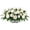 White, variant on Honmine Artificial Cemetery Saddle Flower Arrangement, Outdoor Grave Memorial Saddle Spray with Foam Base, for Headstone Coffin Urn Outdoor Decoration Tombstone