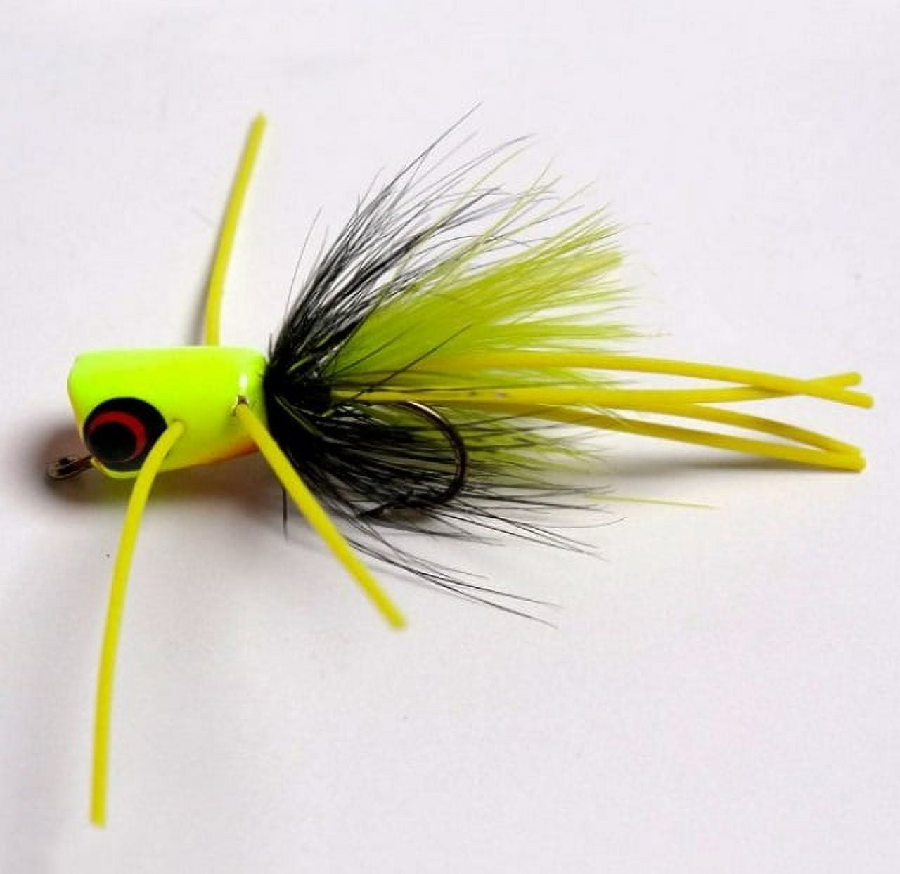 Betts 301-10-5 Top Pop Chartreuse Green Sz 10 Fly Popper Fishing Lure