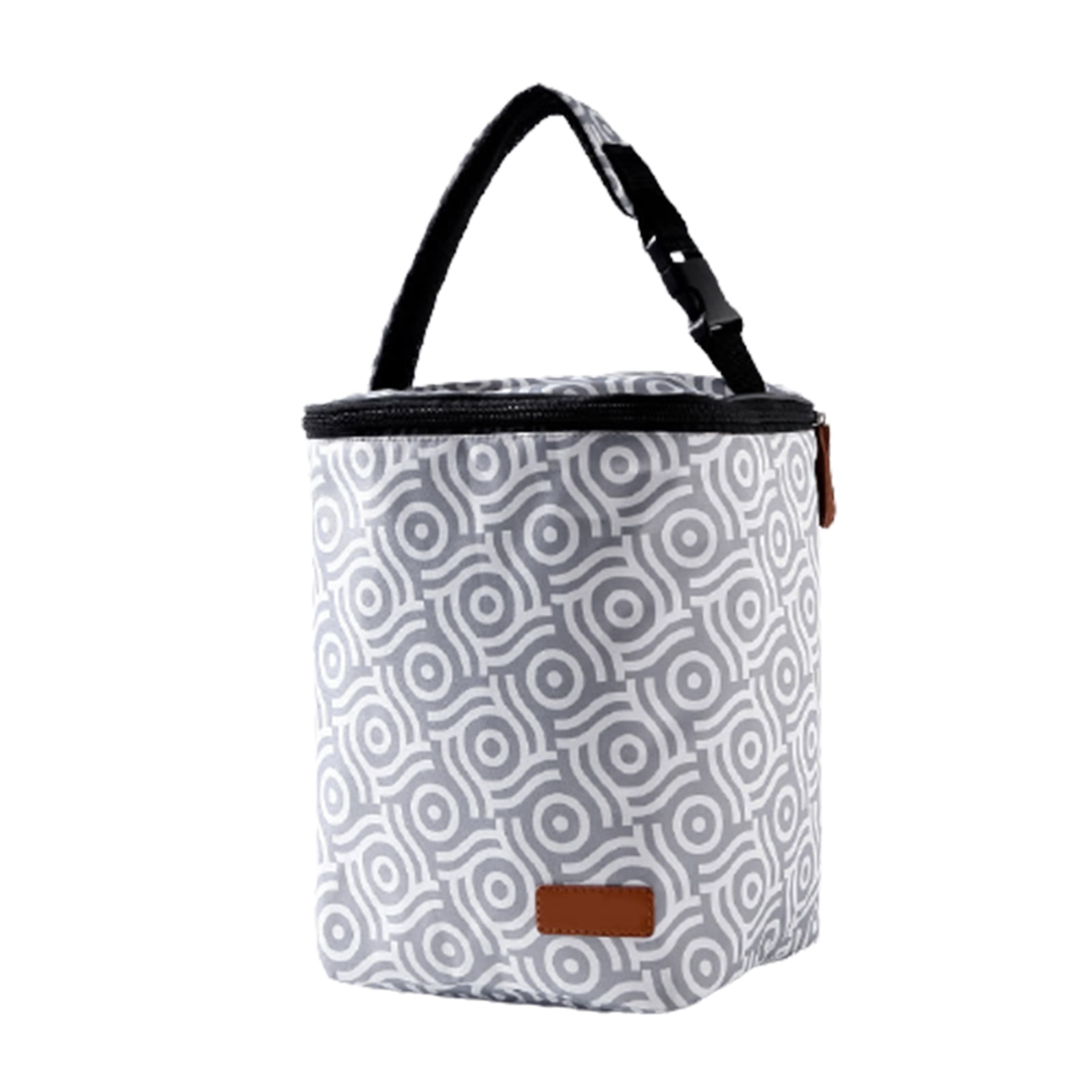 EnowiseYL Insulated Baby Bottle Bag Breastmilk Storage Tote Polyester Feeding Bottle Pouch For