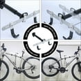 thumbnail image 3 of OULII Adjustable Bike Storage Rack 1Set Black Aluminum Alloy Bike Parking Stand For Home Shed, 3 of 8