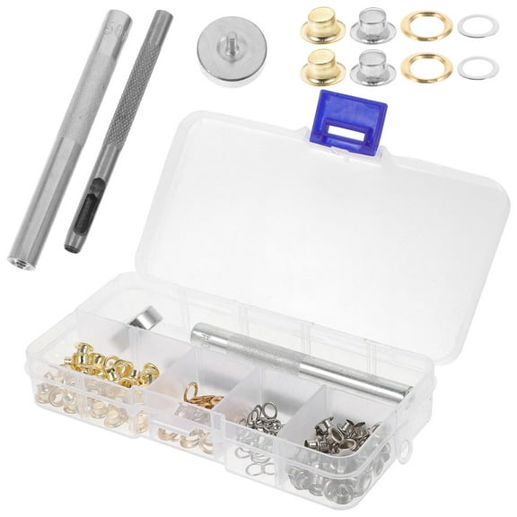 OHOIOLLA 1 Set Grommets Eyelets Kit Small Grommet Kit for Industrial Use by Handyman