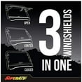 thumbnail image 3 of SuperATV Scratch Resistant 3-1 Flip Windshield for 2019+ Polaris RZR XP 1000 / XP 4 1000 250X Stronger than Glass Can be set to Open, Vented, or Fully Closed! USA Made! Without Ride Command, 3 of 9