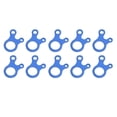 thumbnail image 3 of Tensor de cuerda de 3 agujeros, ajustadores de ajuste de cable de línea Guy para tienda de campaña, senderismo, mochilero, actividad al aire libre, azul, 3 of 12