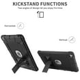 thumbnail image 4 of For iPad 9th Generation 10.2" Case Shockproof Heavy Duty Protective Cover+Screen Protector (Black), 4 of 11