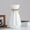 White, variant on Imitation Porcelain High-Rim Vase, Elegant Plastic Flower Holder for Dried Floral Arrangements, Chic Decorative Vase for Home Decor, Modern Style Accents for Living Room or Office (Black)