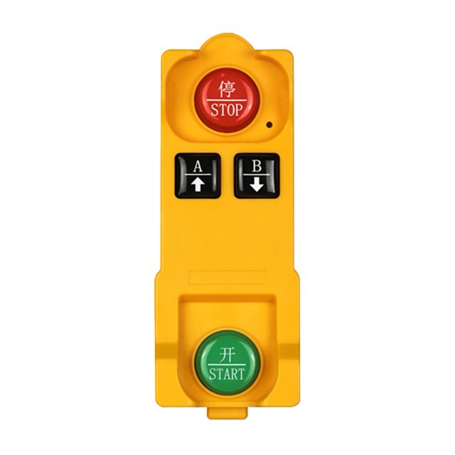 Télécommande Sans Fil Industrielle 2/4 Boutons Commande de Grue Étanche Contrôleur Radio Industriel Longue Distance, Stabilité