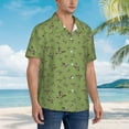 thumbnail image 6 of Picia Mallard Duck Gentle Cotton Regular Fit Short Sleeve Casual Hawaiian Shirt for Men-Medium, 6 of 8