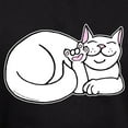 thumbnail image 3 of CafePress - White ASL Kitty Hoodie (Dark) - Pullover Hoodie, Classic, Comfortable Hooded Sweatshirt, 3 of 4