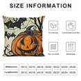 thumbnail image 5 of Happy Halloween Decorative Throw Pillow Covers Pumpkin Truck Porch Patio Outdoor Pillowcase, Jack O Fall Holiday Cushion Case Home Decor, 5 of 5