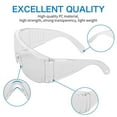 thumbnail image 2 of Gafas de seguridad para gafas, lentes de seguridad para el trabajo resistentes a la niebla, transparentes, de alta resistencia y fuerte transparencia, 2 uds., 2 of 5