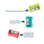 Maped Vivo Compact 1 Hole Graphite and Colored Pencil Sharpeners - 75 Pack