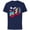 Navy, variant on Disney Mickey Mouse Family Star Bro of the Birthday Kid - Short Sleeve Cotton T-Shirt for Adults - Customized-Black