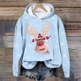 thumbnail image 6 of Futezty Christmas Sweatshirts for Women Novelty Funny Santa Xmas Tree Graphic Pullover Tops Loose Casual Fleece Shirts, 6 of 6