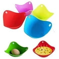 Silicone Egg Poacher Egg Cooker Egg Molds Stovetop Egg Poacher Pan