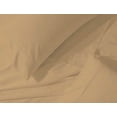 thumbnail image 4 of Universal Boat Sheet Set, 600-TC Egyptian Cotton Universal-V-Berth Boat Bed Sheet Set Taupe Solid Fits mattresses up to 6” Depth Sheet Set, 4 of 5