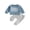 Blue, variant on Liacowi 2Pcs Toddler Boy Fall Outfits Long Sleeve Letter Print Sweatshirt Tops Elastic Waist Pants Set 6M 12M 18M 24M 3T Infant Baby Boys Clothes Set