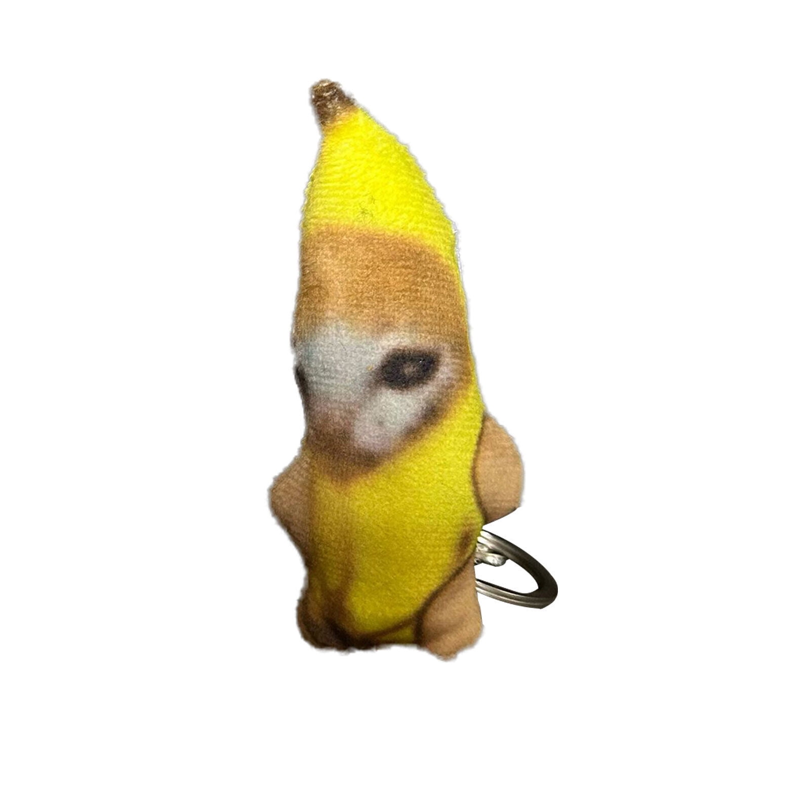 Banana Cat Doll Crying Plush Toy Pendant Squeezing - Walmart.com