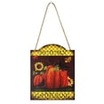 thumbnail image 1 of Bearachild Colgante de calabaza Colgante de Acción de gracias Tablero de lista de calabaza de Halloween Luz LED Decoración colgante de puerta de Decoración del hogar Bearachild HA016724-00, 1 of 1