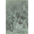 thumbnail image 3 of Gustave Doré 13x18 Black Modern Framed Museum Art Print Titled - A Dramatic Scene with a Fainting Woman, 3 of 5