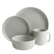 thumbnail image 2 of Juego de vajilla de cocina Gibson Home Zuma, 16 piezas, gris claro, 2 of 6