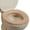 Tan, variant on Elastic Cushioned Toilet Seat Cover Universal Fit Blue
