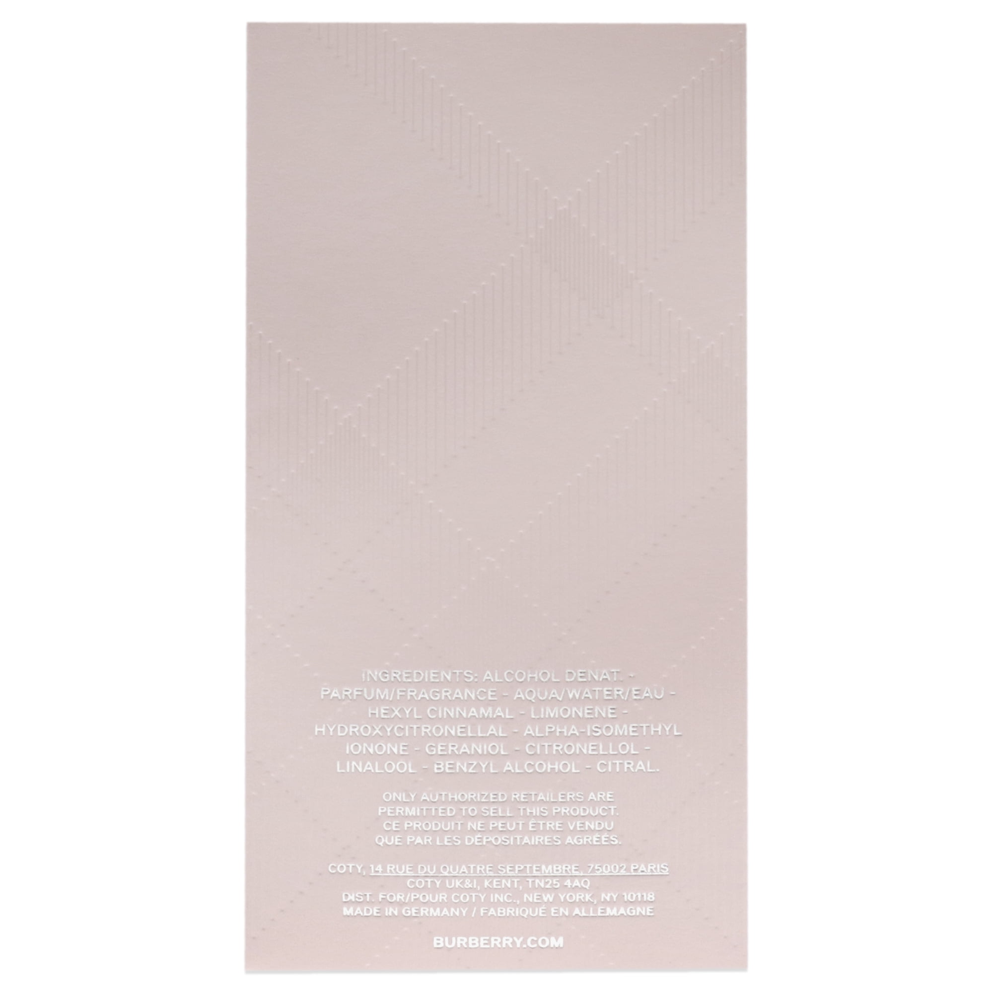 Burberry the beat batch cheap code
