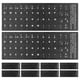 thumbnail image 2 of 10 Sheets Spanish Computer Keyboard Stickers Laptop Notebook Keyboard Stickers Universal Keyboard Stickers, 2 of 2