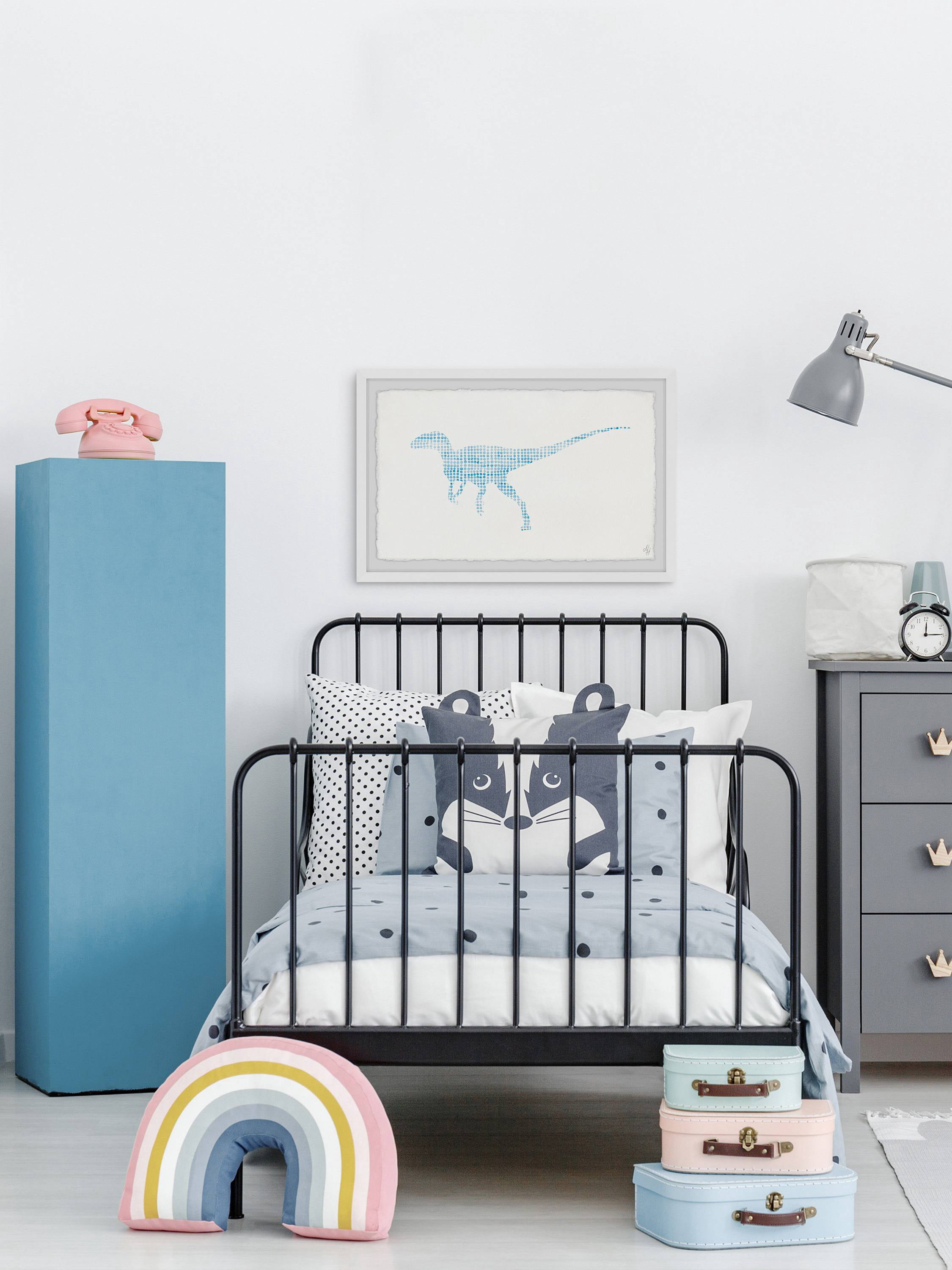 Marmont Hill Patterned Dino Framed Wall Art