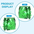 thumbnail image 4 of Uxcell Women's Belly Dance Hip Scarf with Sequins Triangle Wrap Skirts Waist Chain for Party Costume Performance Green, 4 of 7