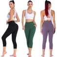 thumbnail image 2 of NEIRID 3 Pack Leggings with Pockets for Women,High Waisted Tummy Control Workout Yoga Pants, 2 of 6