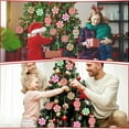thumbnail image 5 of 12Pcs Christmas Tree Ornaments Set, Winter Christmas Peppermint Candy Cutouts Christmas Bulletin Board Decorations Winter Holiday Cut-Outs Home School Bulletin Board Stickers for Wall Window, 5 of 6