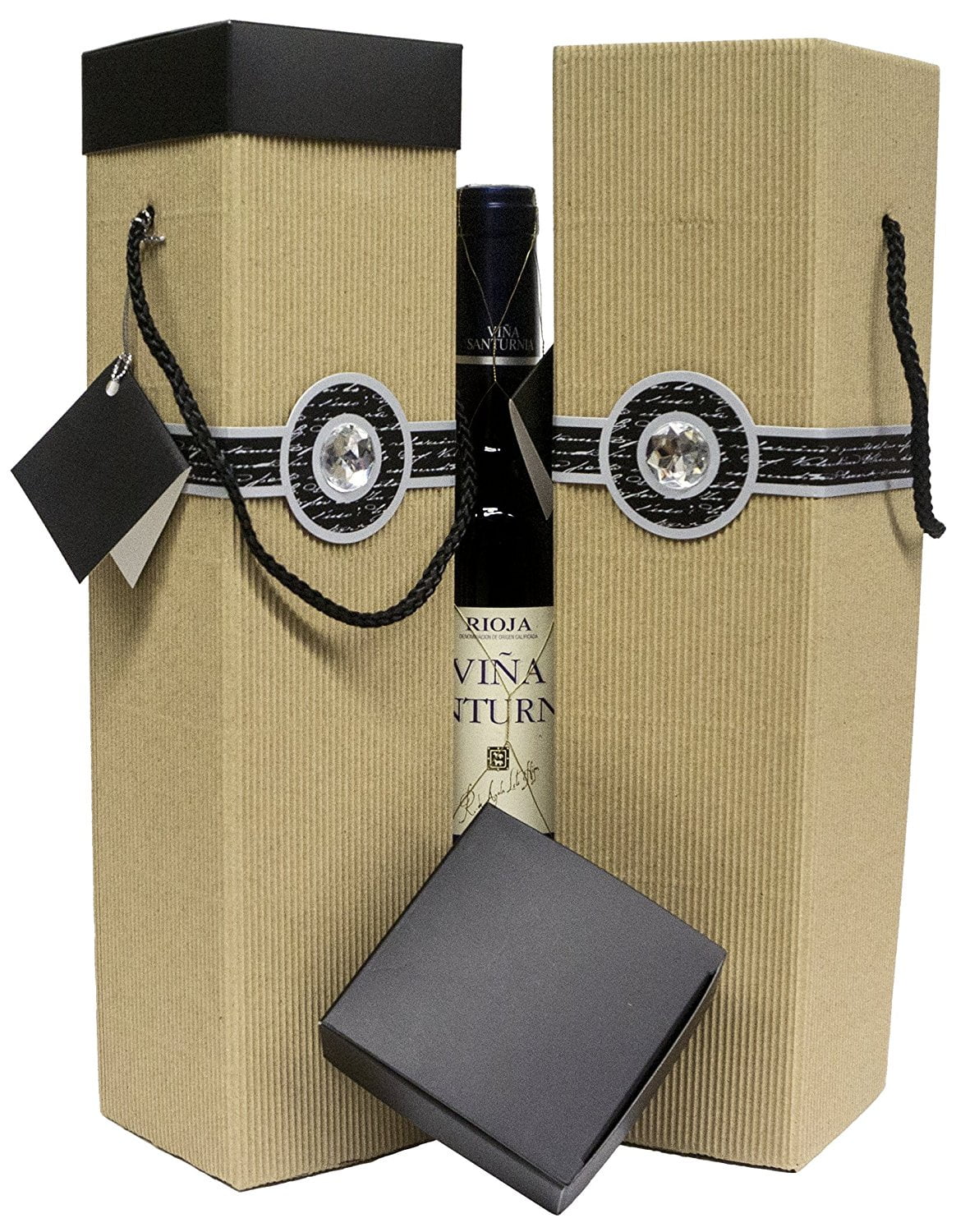 Dr Who Tardis EZ Wine Gift Box Reusable Wedding Birthday Caddy Holds 2 Bottles 