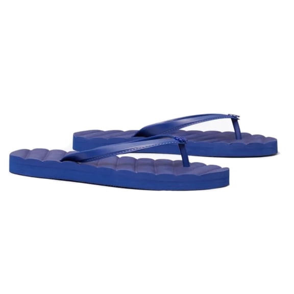 Tory Burch Women's Kira Flip Flop, Dark Indigo, 7 US